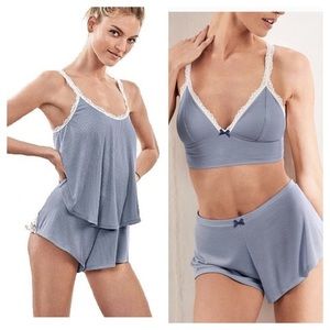 Victoria’s Secret Ribbed Sleep Set - 3 piece